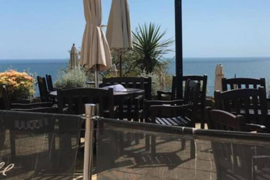 **Sunny And Bright, Thatchers Rock One Bed Beach Front Apartment*** 토키 외부 사진